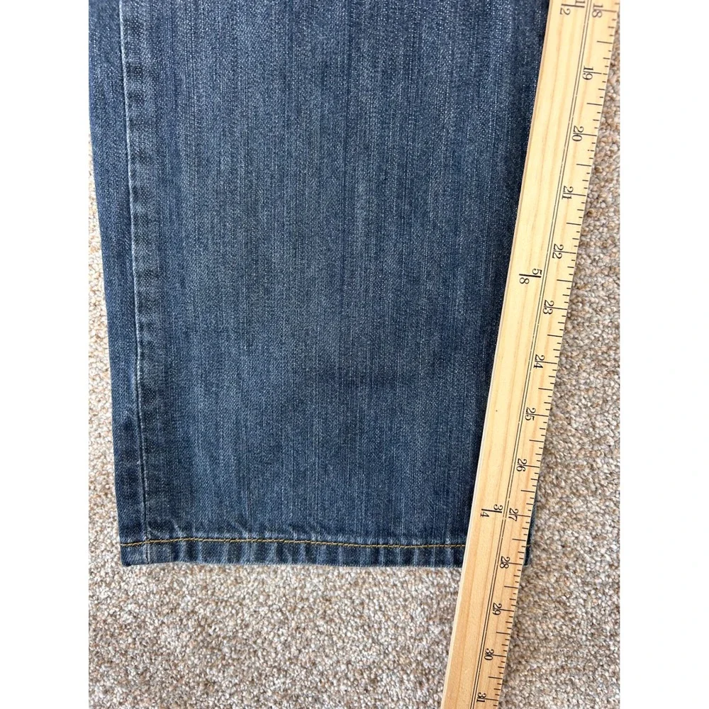 Levis 501 Original Fit Jeans Mens 34x30 Dark Wash Blue Straight Leg Button Fly
